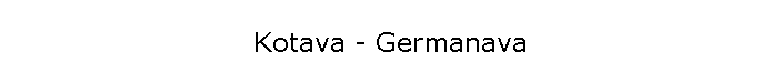 Kotava - Germanava